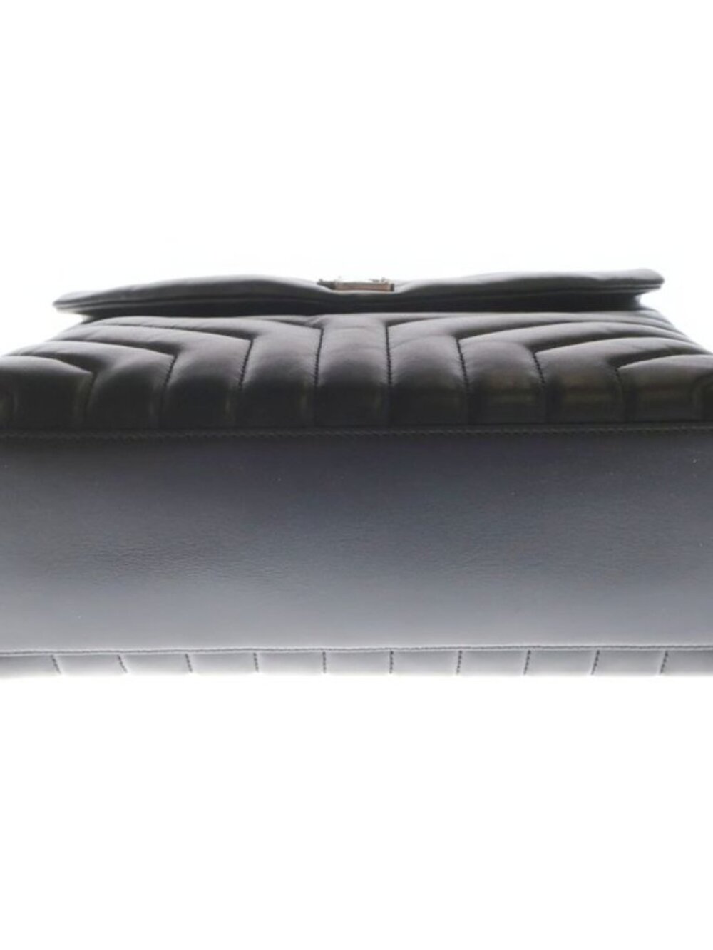 Saint Laurent Yves Loulou Lou Quilted Leather Chain Shoulder Bag Black - Picture 5 of 6